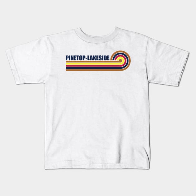 Pinetop-Lakeside Arizona horizontal sunset Kids T-Shirt by DPattonPD